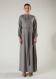 Utility Stitch Maxi Grey