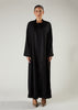 Tassel Hem Open Abaya