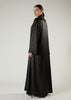 Crushed Satin Open Abaya