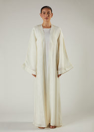 Cotton Peony Open Abaya