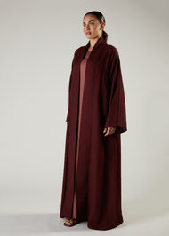 Textured Plum Kimono