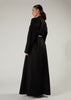 Shutter Pleat Abaya Black