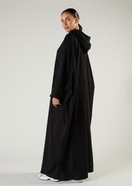 Loose Fit Hoody Abaya