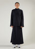 Ribbed Skirt & Top Set Navy