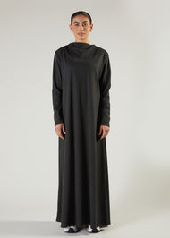 Boat Neck Maxi Charcoal