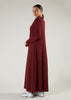 Boat Neck Maxi Cherry