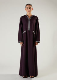 Royal Plum Jalabiya