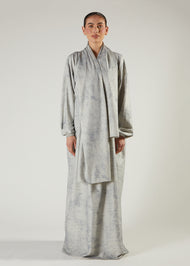 Speckled Grey Prayer Abaya