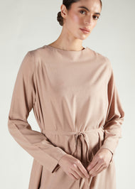 A Line Abaya Nude