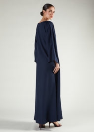 Loose Fit Abaya Navy