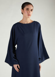Loose Fit Abaya Navy