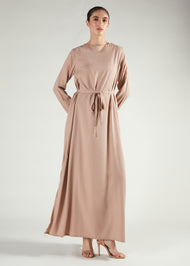 A Line Abaya Nude