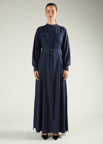 aab modest wear cotton maxi dress product info and reviews Utility Navy Womens Black Linen Shirt 100-150 USD $46.00. Color:M-Papaya