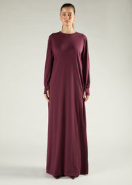 Long Tee Abaya Winter Berry