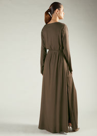A Line Abaya Coffee