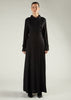 Trench Abaya Black