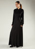 Trench Abaya Black