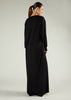 Long Tee Abaya Black