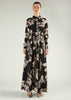 Leaf Print Maxi