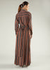 Black & Brown Print Maxi