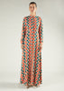 Tile Print Maxi