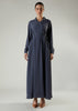 Side Wrap Maxi Blue