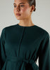 Green Seam Abaya