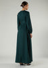 Green Seam Abaya