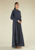 Cobalt Blue Wrap Abaya