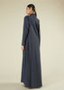 Cobalt Blue Wrap Abaya