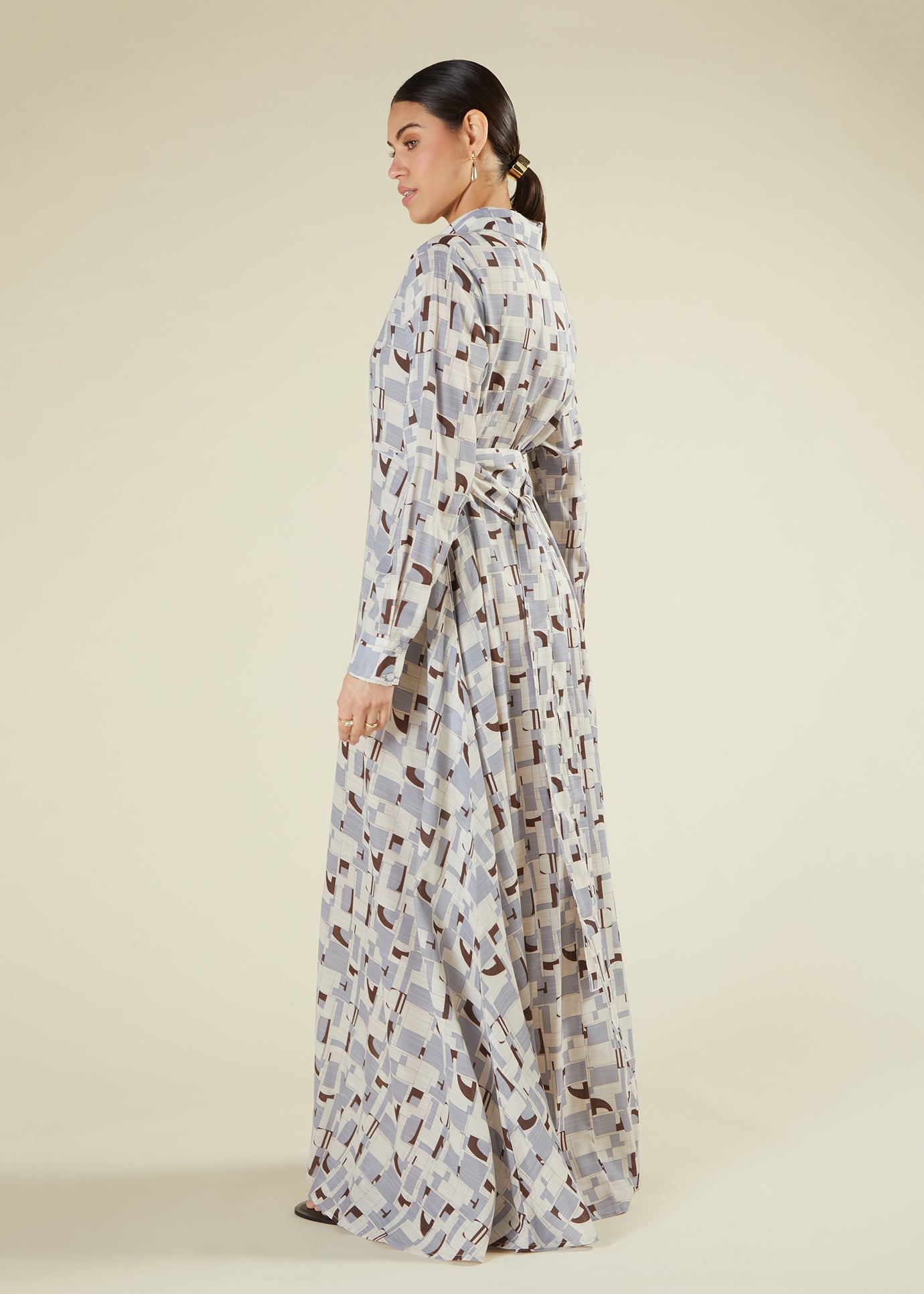 retro maxi dresses Blue Retro Maxi | Modest Maxi Dresses
