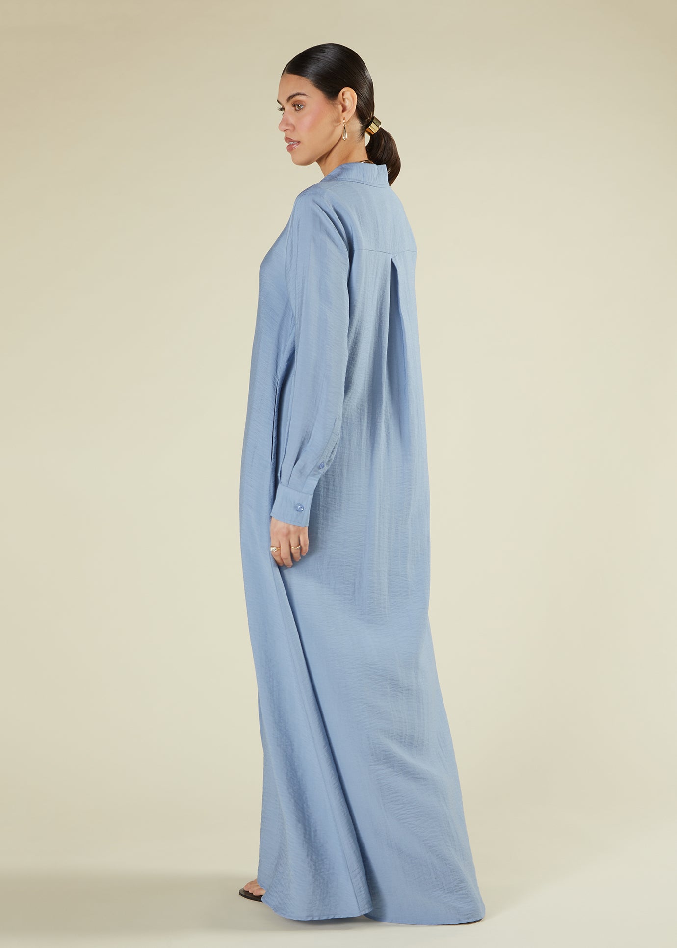 Oxford Blue Maxi Shirt