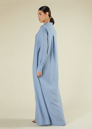 Oxford Blue Maxi Shirt