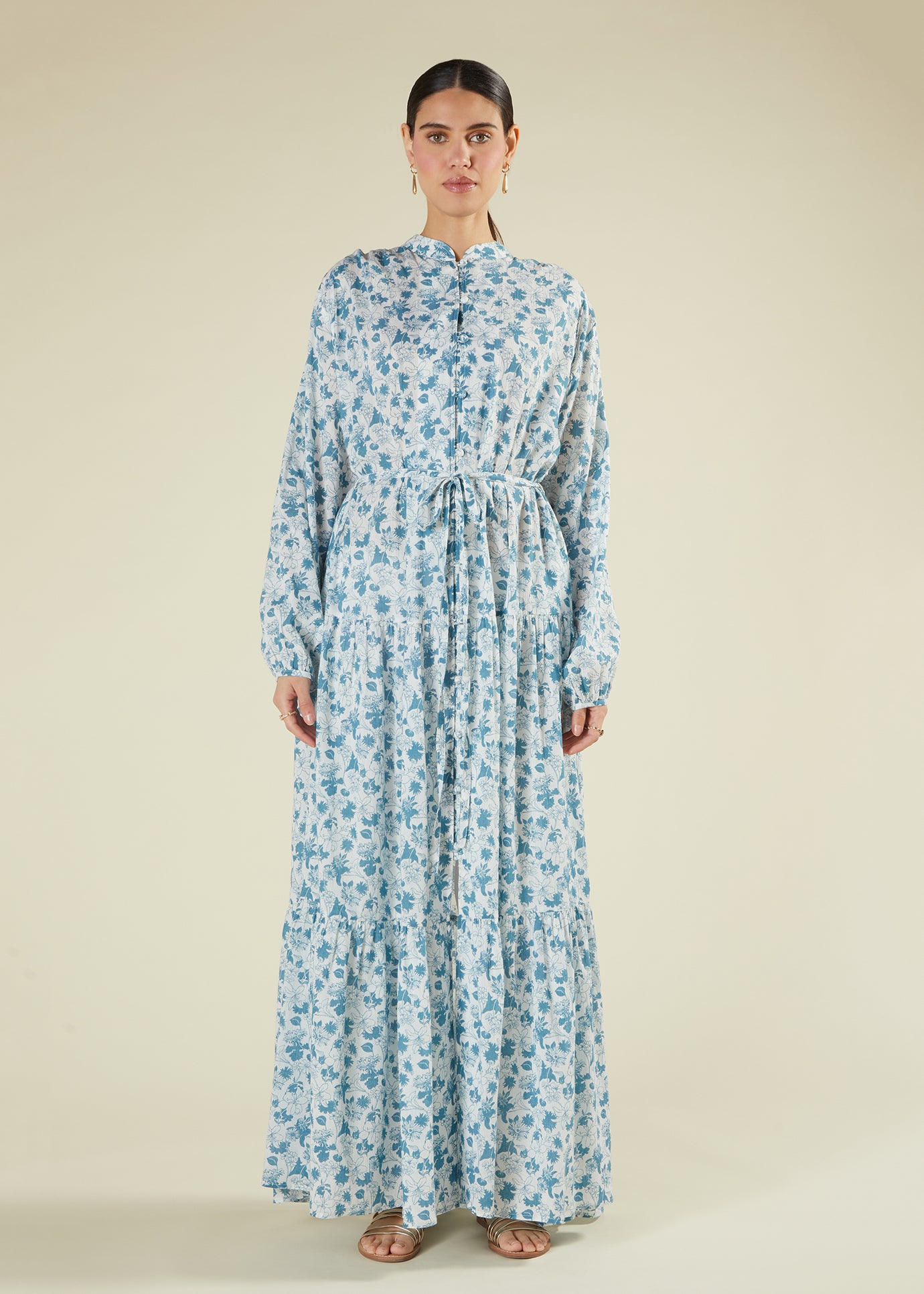 aab modest wear cotton maxi dress product info and reviews Fan Sleeve Maxi White | Modest Maxi Dresses