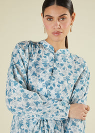Blue Flower Maxi