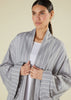 Grey & White Kimono