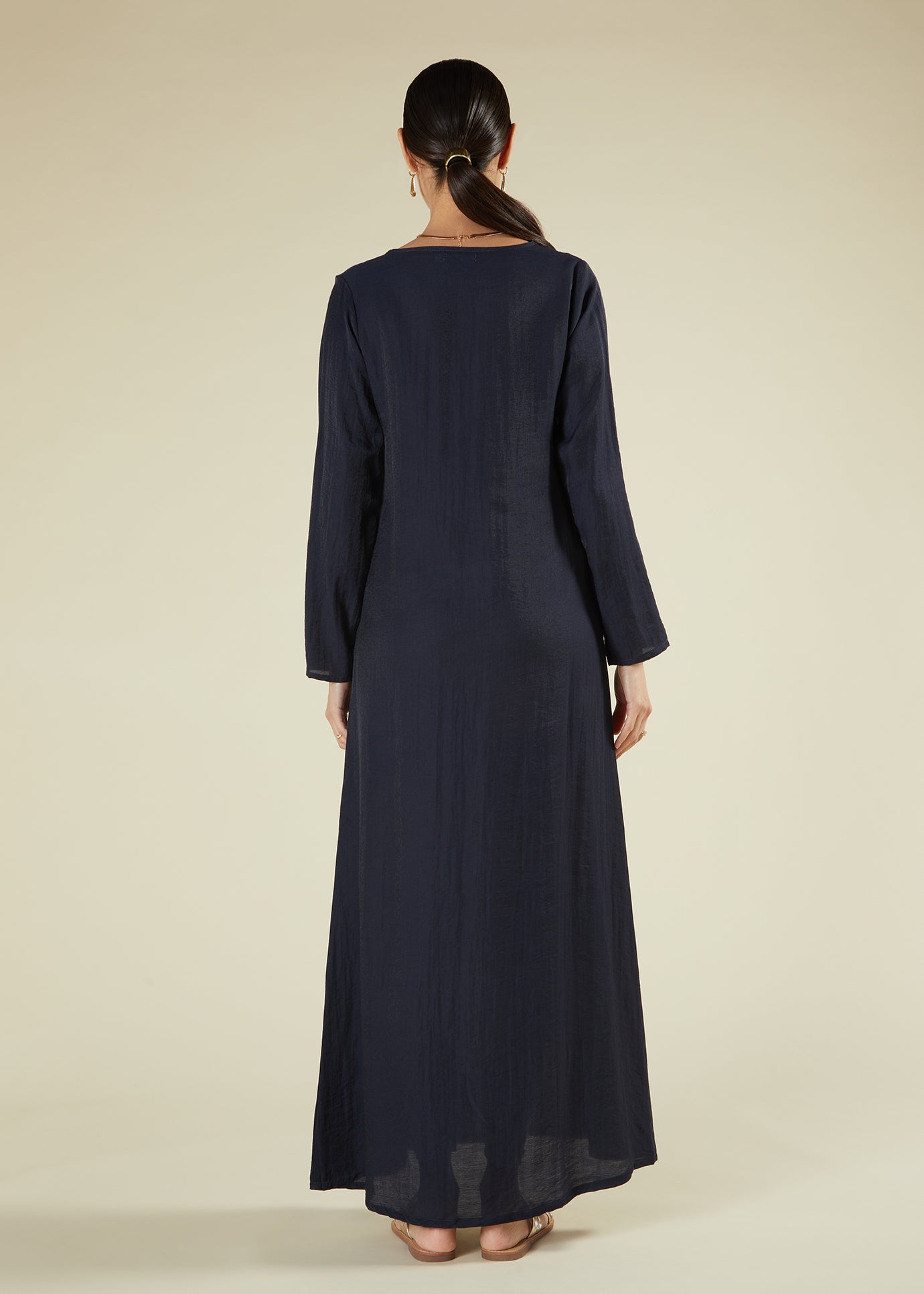 Full Slip Navy Twill | Modest Slip Dresses