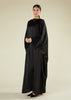 Black Satin Kaftan