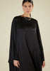 Black Satin Kaftan