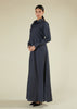 Double Collar Maxi Cobalt Blue