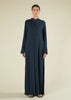 Mandarin Abaya Navy
