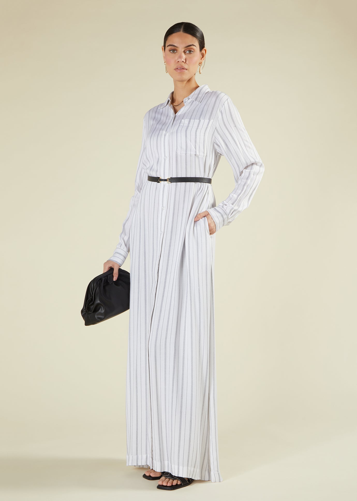 Long Cotton Shirt Dress | Modest Shirt Dresses