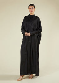 Black Magnolia Abaya