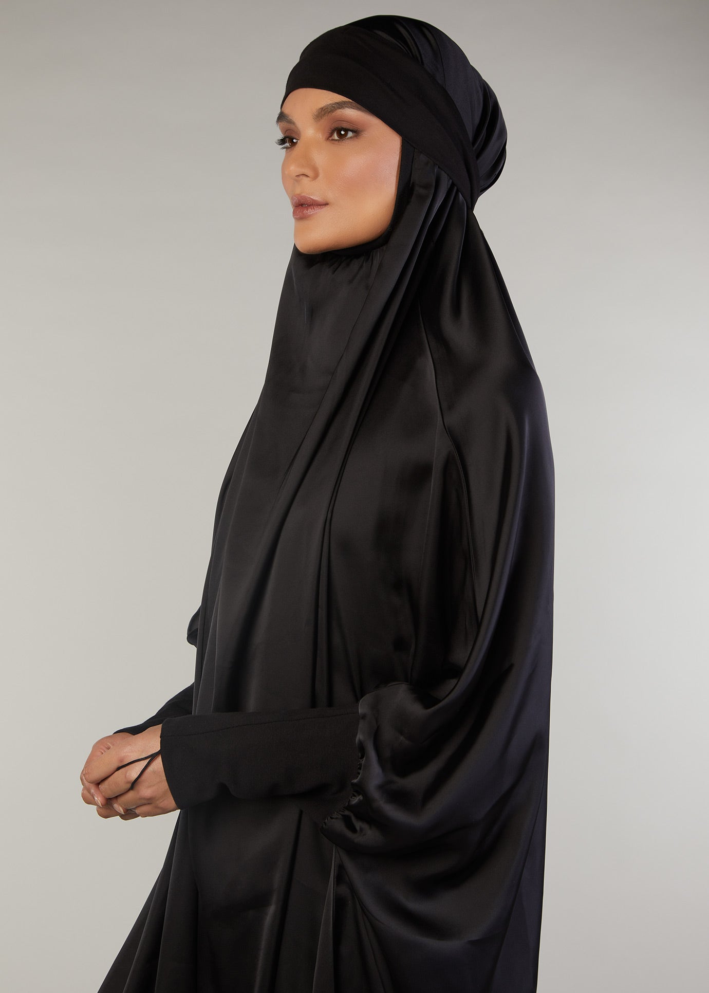 Jilbab Black Prayer Outfit