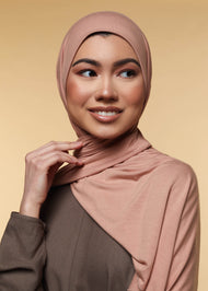 Premium Jersey Hijab Dusty Pink