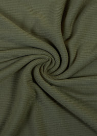 Khaki Ribbed Jersey Hijab