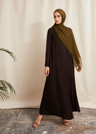 Shirted Abaya Black | Abayas | Aab Modest Wear