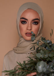 Stone Chiffon Silk Hijab