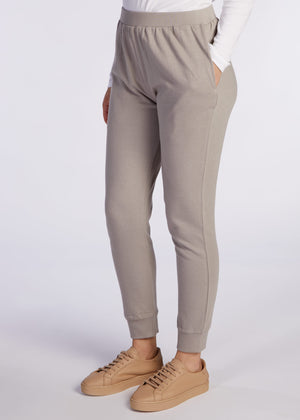 Cotton Cuffed Leggings Grey | Aab Modest Activewear