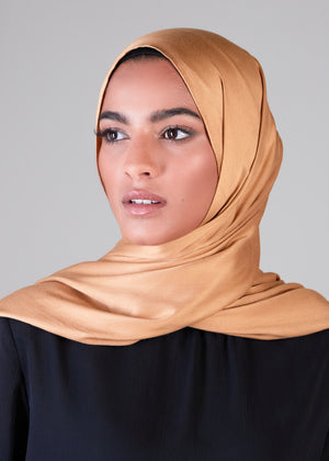 Aloe Vera Hijab Camel | Aloe Vera Hijabs | Aab Modest Wear
